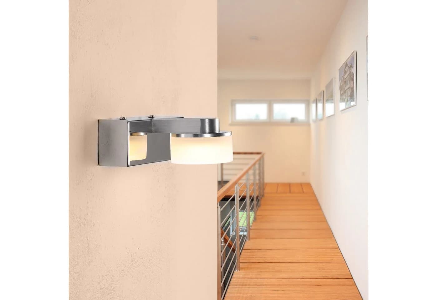 Home4Living Wandleuchte LED 2,7W Chrom Modern - Bild 5