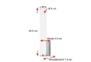 Home4Living Wandleuchte LED 1flg. 4,5W Chrom IP20 Innenleuchte 230V Bild 4