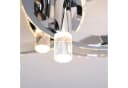 Home4Living LED Deckenleuchte 31W Modern Chrom Weiß Dimmbar Bild 4