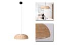 Home4Living Pendelleuchte Rattan E27 Ø 48cm Braun Bild 2