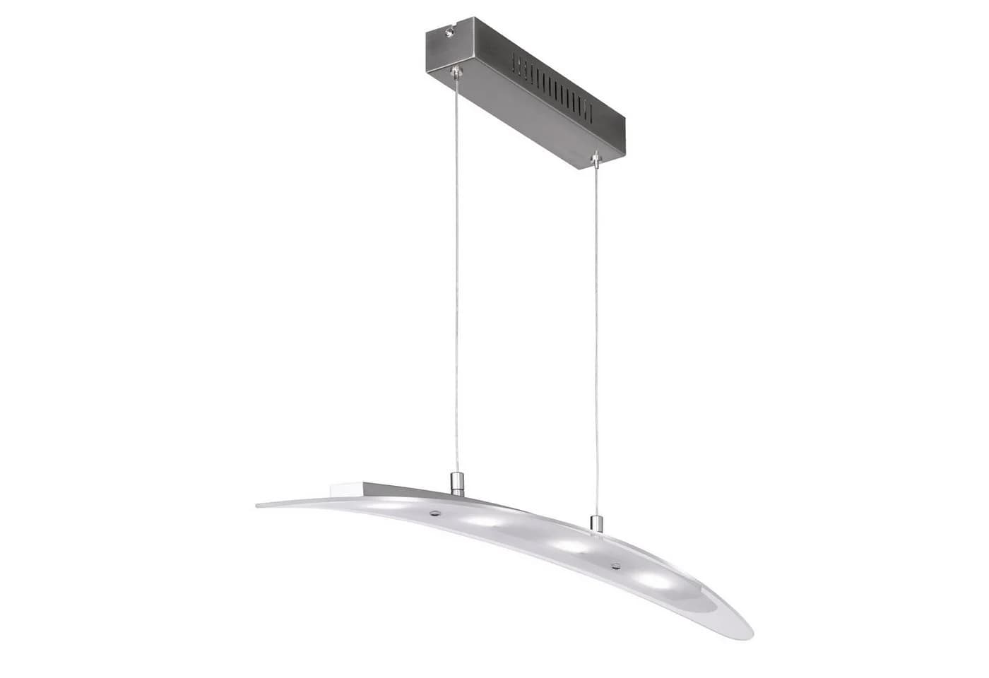 Home4Living Pendelleuchte DIJON 4-flammig LED Nickel-Matt - Bild 2