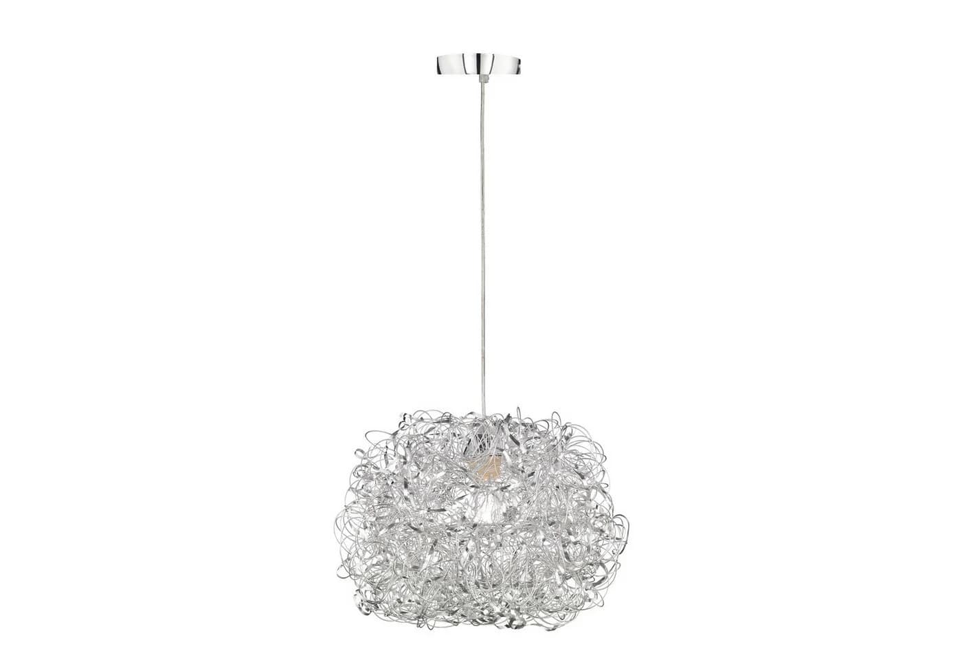 Home4Living Pendelleuchte Silber E27 Modernes Design - Bild 2