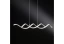 Home4Living Pendelleuchte LED 2-flg. Nickel matt/Weiß Bild 4