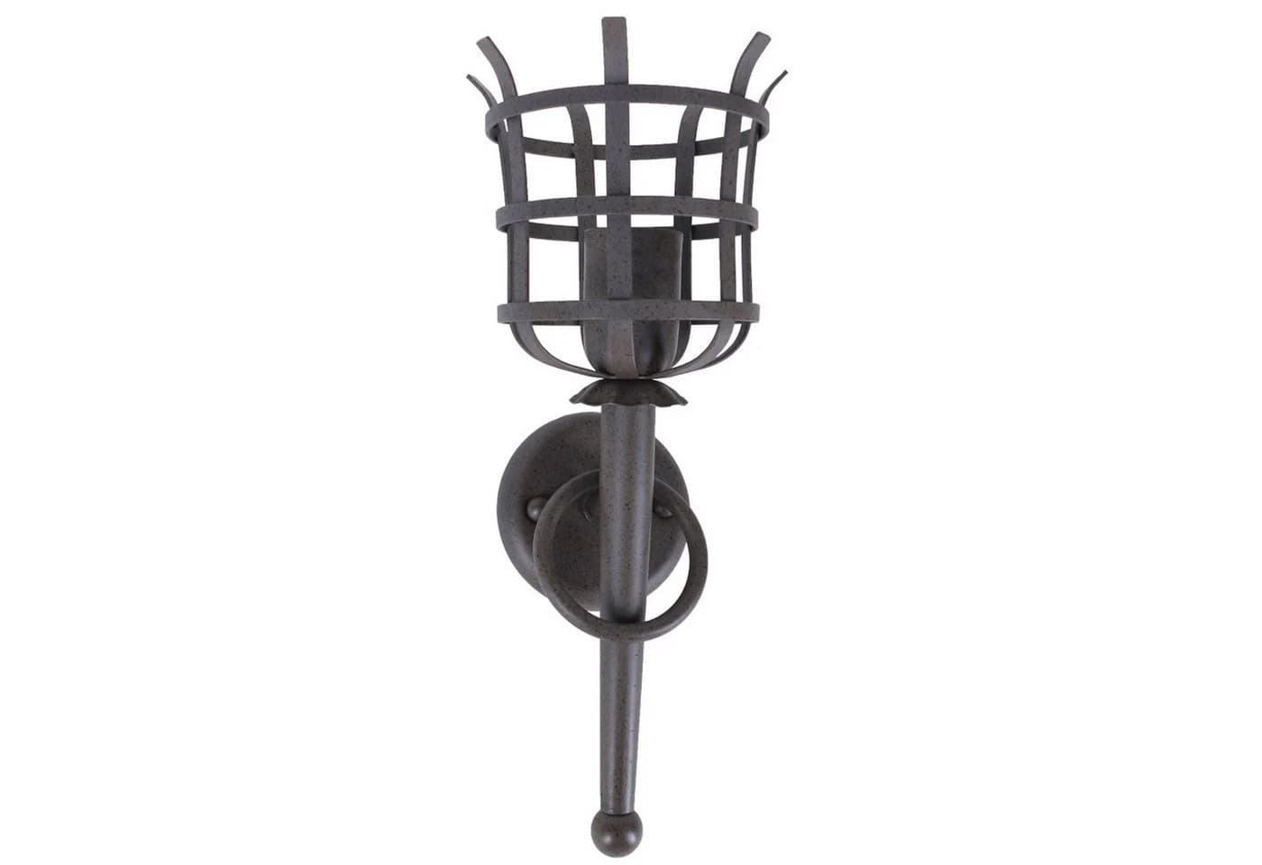 Home4Living Wandleuchte Wandfackel Rustikal Metall - Bild 2