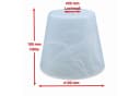 Home4Living Lampenschirm Alabasterglas weiß Ø 12cm Bild 1