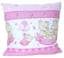 Primawela Kissenbezug Rosa 80x80 cm Baumwolle Baby Kinder Bild 2