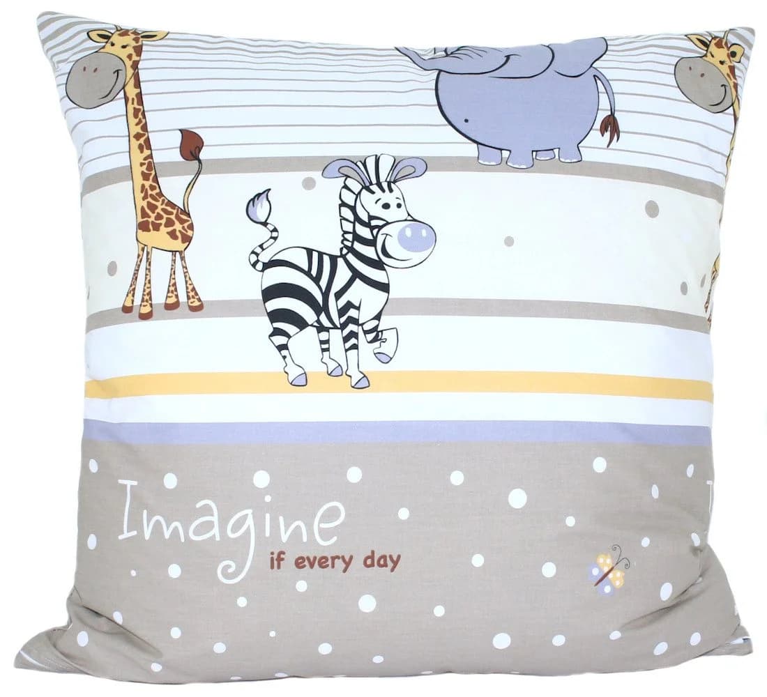Primawela Kissenbezug Baby 80x80 cm Baumwolle Beige - Bild 2