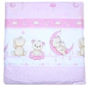 Primawela Kissenbezug Rosa 80x80 cm Baby Kinder Bild 1