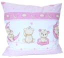 Primawela Kissenbezug Rosa 80x80 cm Baby Kinder Bild 2