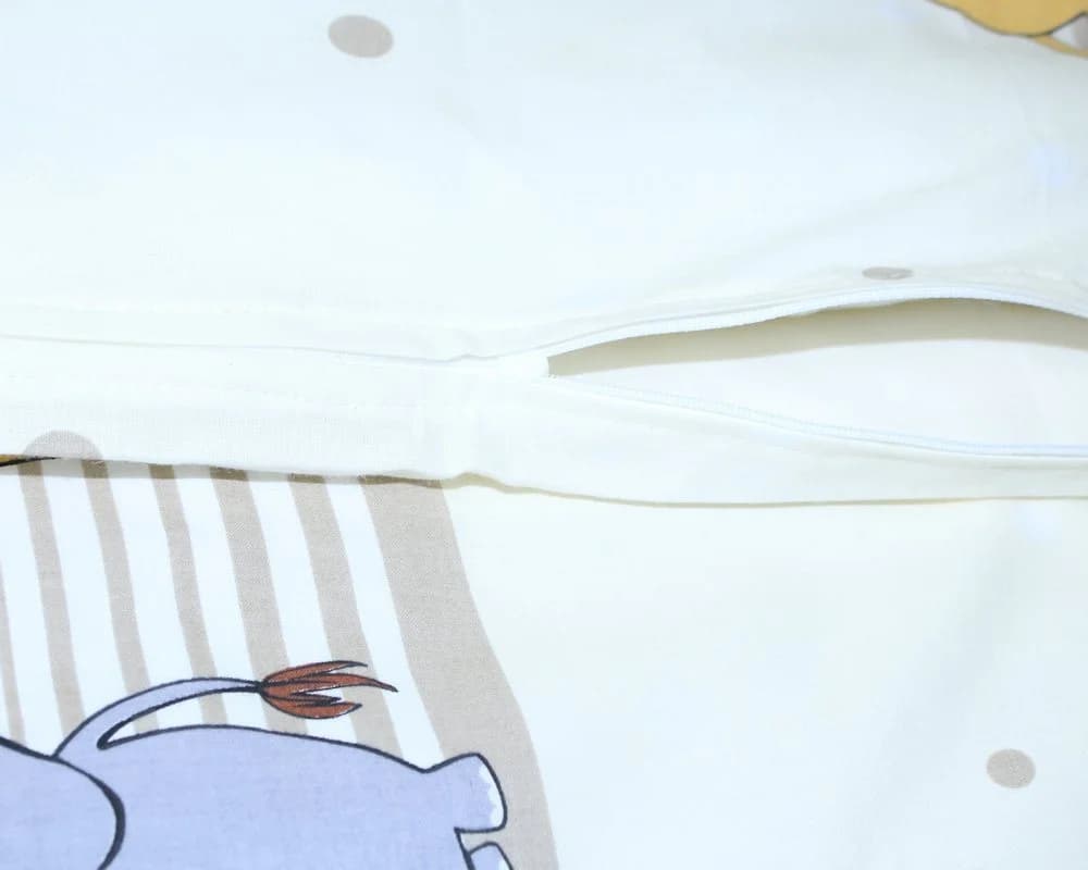 Primawela Babybettwäsche Set 6-tlg. Safari Beige mit Himmel & Nestchen - Bild 5