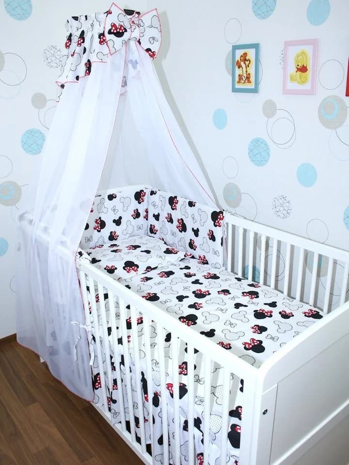 Primawela Babybettwäsche 6-tlg. Set Chiffonhimmel - Bild 2