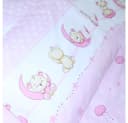 Primawela Babybettwäsche Set 6-tlg. Rosa mit Chiffon Himmel Bild 5