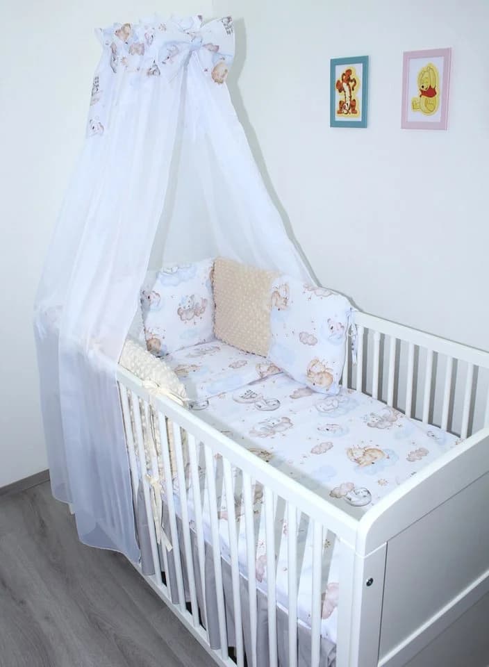Primawela Babybettwäsche Set mit Nestchen, Himmel & Kissen - Bild 2