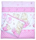 Primawela 6-teiliges Baby-Bettwäsche-Set Rosa für Beistellbett Bild 1