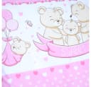 Primawela 6-teiliges Baby-Bettwäsche-Set Rosa für Beistellbett Bild 3