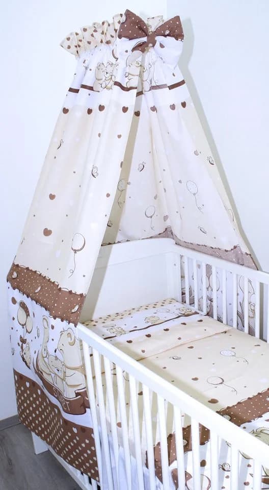 Primawela Vollstoff Betthimmel 100% Baumwolle mit Schleife - Bild 2