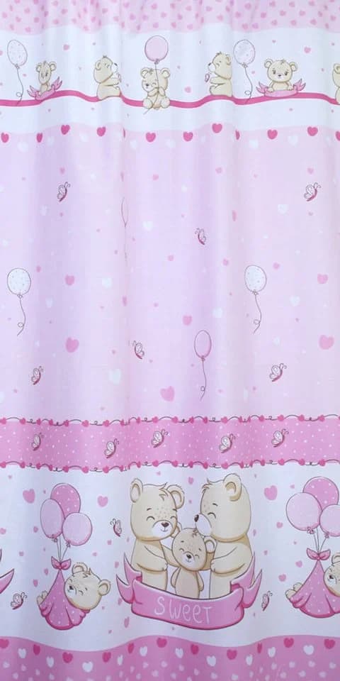 Primawela Betthimmel Rosa 100% Baumwolle für Babybett - Bild 1