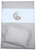 Primawela Kinderwagen-Bettwäsche-Set 4-teilig Beige/Braun Bild 2