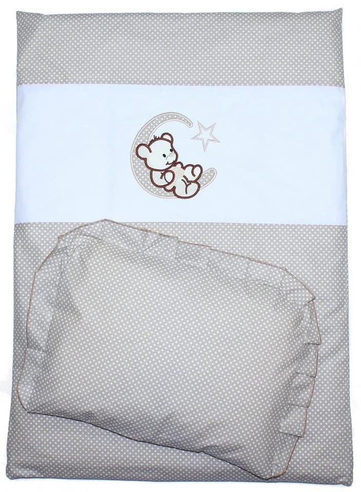 Primawela Kinderwagen-Bettwäsche-Set 4-teilig Beige/Braun - Bild 2