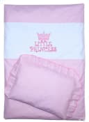 Primawela Kinderwagen-Bettwäsche-Set 4-teilig Rosa Baumwolle Mikrofaser Bild 2