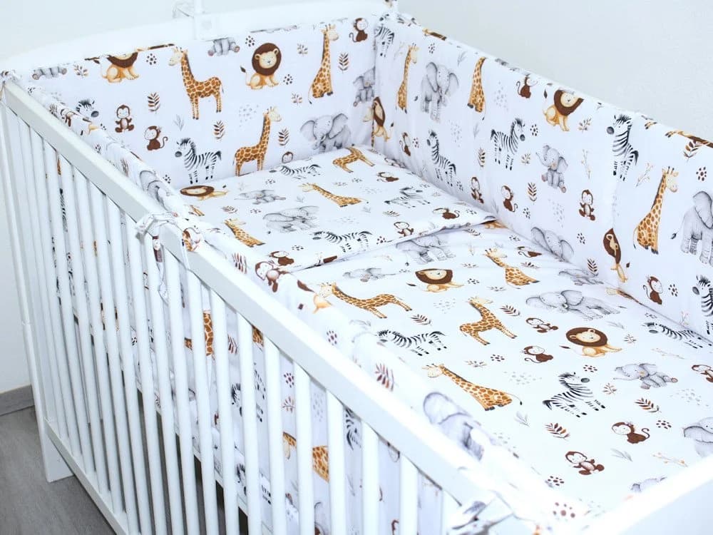Primawela Bettnestchen 420 cm Babybettumrandung Braun