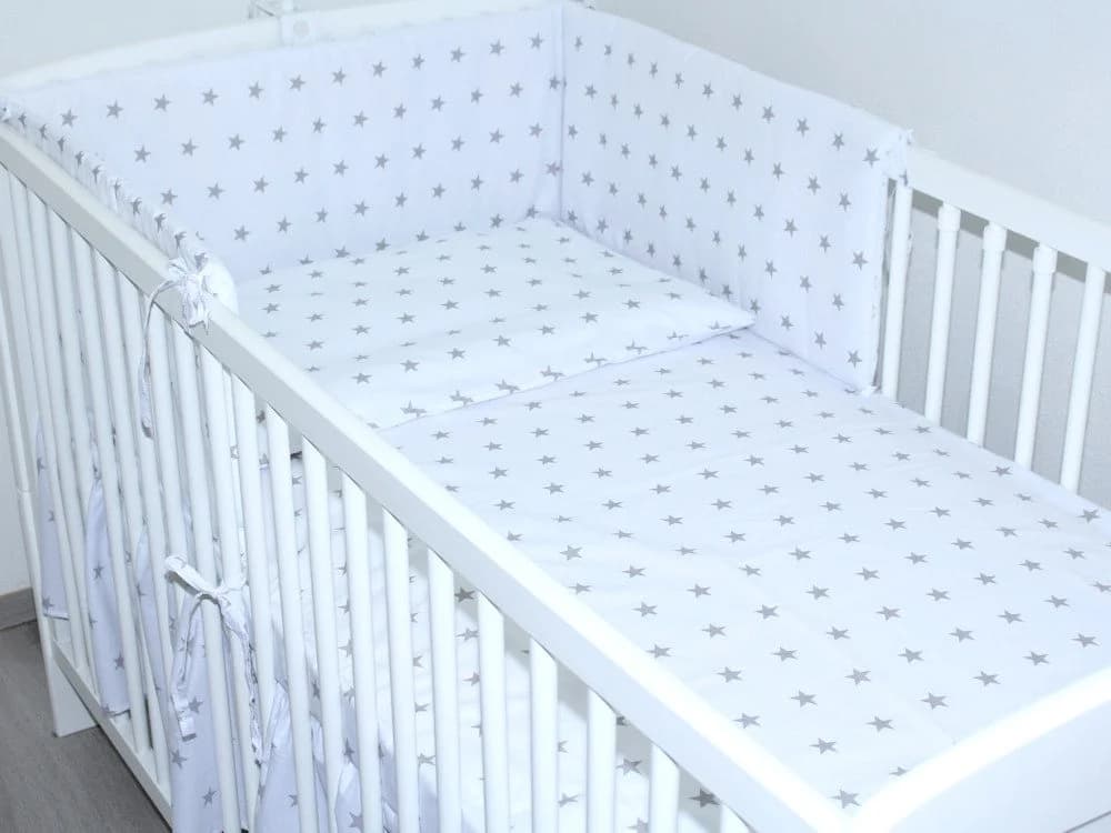 Primawela Babybettwäsche 3-teilig mit Nestchen 100% Baumwolle Weiß - Bild 2