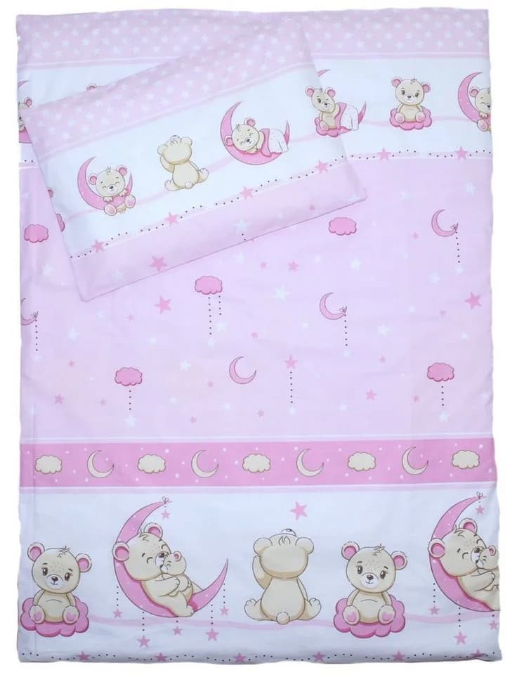 Primawela Babybettwäsche 3-teilig Rosa mit Nestchen - Bild 3