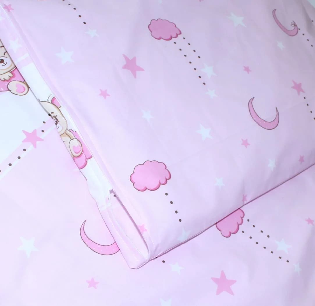 Primawela Babybettwäsche 3-teilig Rosa mit Nestchen - Bild 5