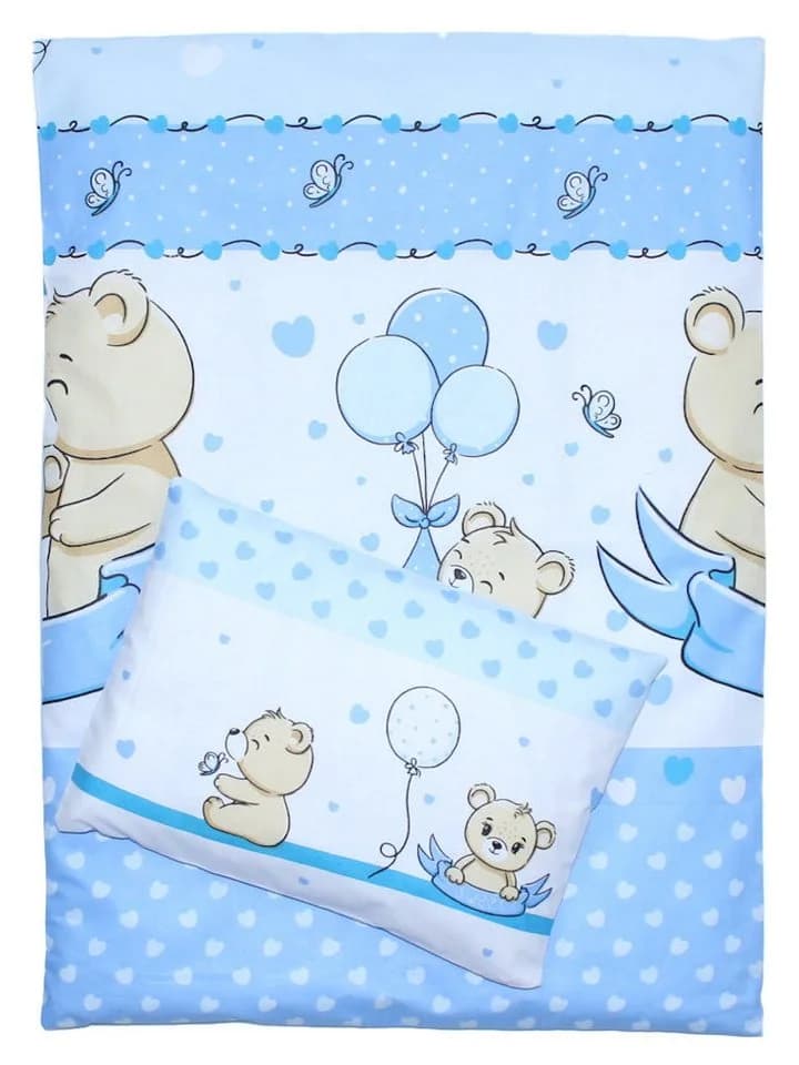 Primawela Babybettwäsche Kinderwagenset 2-teilig Blau - Bild 2