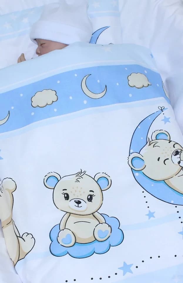 Primawela Babybettwäsche Kinderwagenset 2-teilig Blau - Bild 3