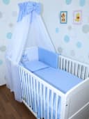 Primawela Baby Bettset 6-teilig mit Chiffonhimmel Nestchen Bild 2