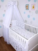 Primawela Babybettwäsche Set 6-teilig mit Himmel und Nestchen Bild 2