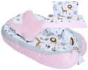 Primawela Baby Nestchen Minky Nest mit Schmetterlingskissen Bild 2