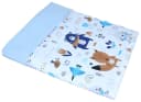 Primawela Babydecke Waffelpiqué Baumwolle Kuscheldecke Kinderwagendecke Blau Bild 3