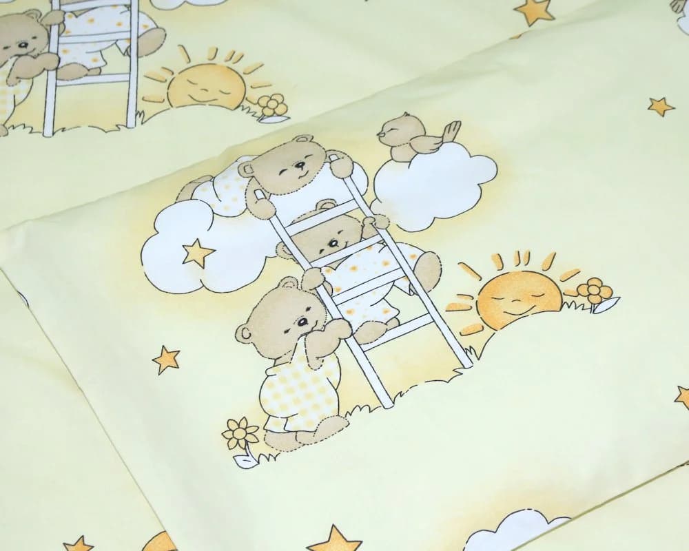Primawela Babybettwäsche 4-teilig mit Himmel und Schleife - Bild 3