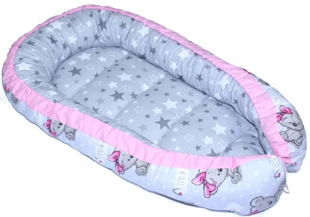 Primawela Baby Nestchen Kokon Rosa 100% Baumwolle