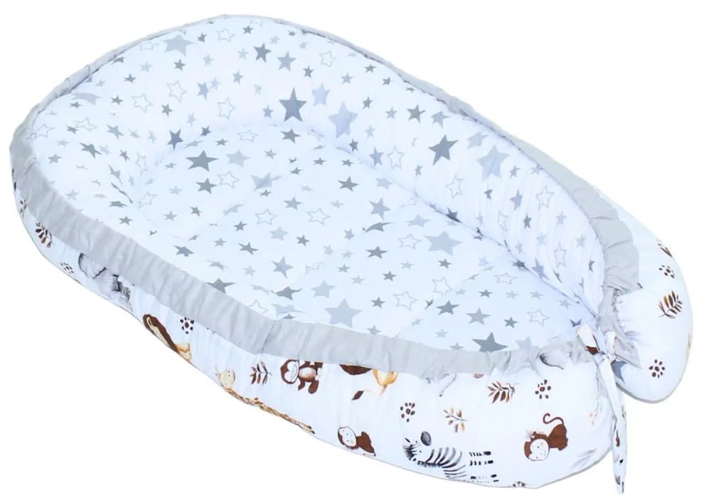 Primawela Bettnestchen Baby Nestchen Kokon Kuschelnest Baumwolle Gelb