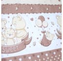 Primawela Babybettwäsche Set 3- & 5-teilig mit Nestchen Braun Bild 3