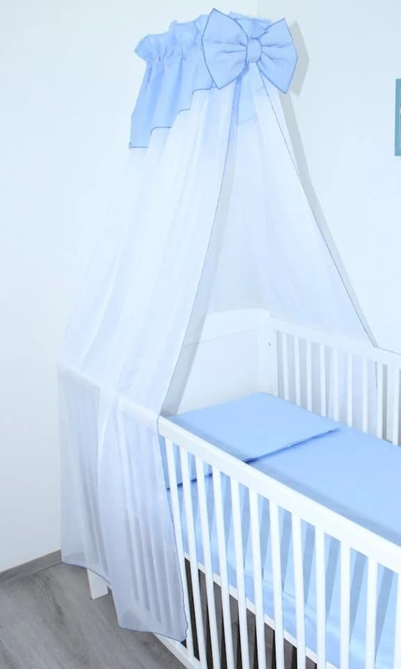 Primawela Betthimmel Weiß Chiffon Baumwolle Baby Kinder Bett - Bild 2