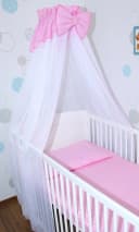 Primawela Betthimmel Weiß Chiffon mit Baumwollabschluss Bild 2