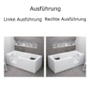 Dusche-24 Badewanne mit Tür PAVO Acryl Weiß Seniorenwanne Bild 3