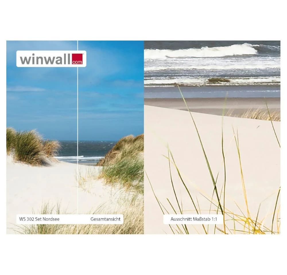 winwall Duschrückwand Nordsee Aluminium-Verbundplatte - Bild 2