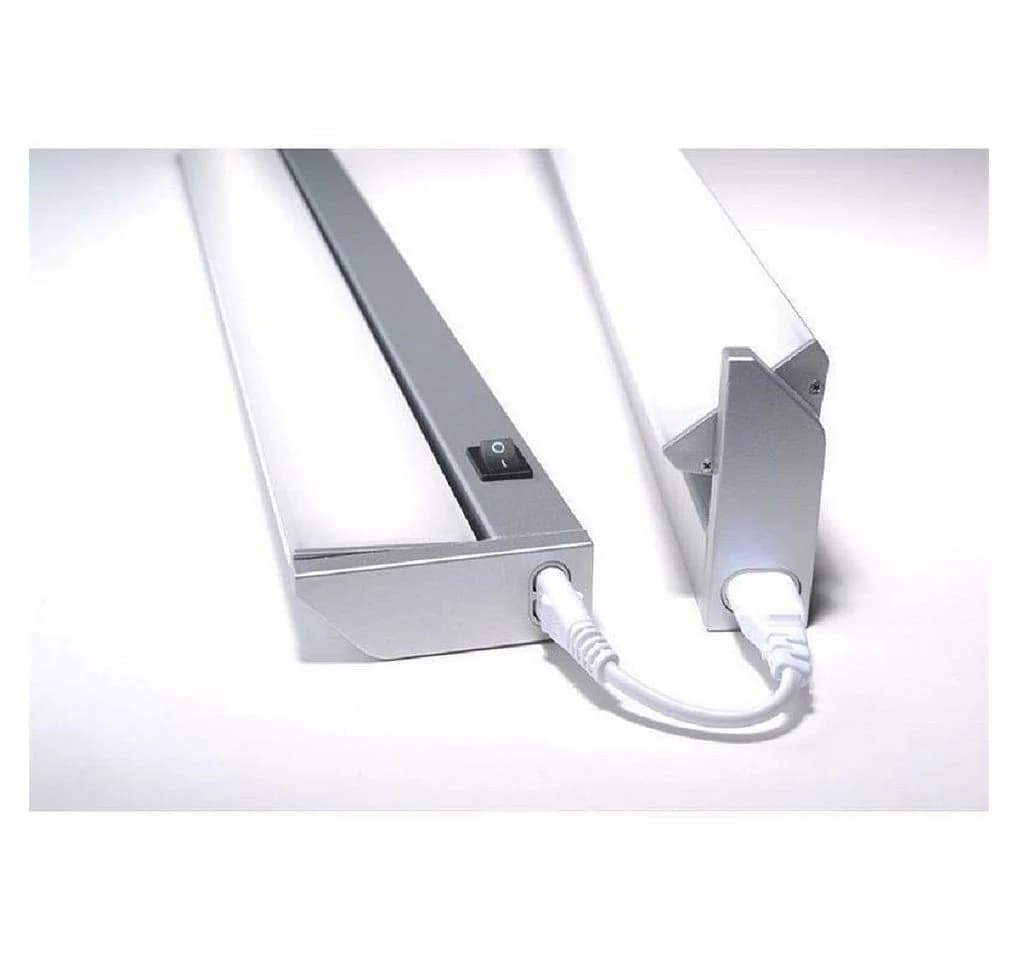 L&S LED Unterschrankleuchte schwenkbar Aluminium Neutralweiß - Bild 4