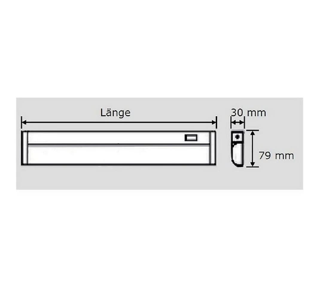 L&S LED Unterschrankleuchte schwenkbar Aluminium Neutralweiß - Bild 5