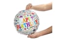 com-four Folienballons Happy Birthday Aufblasbar Bunt Bild 3