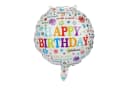 com-four Folienballons Happy Birthday Aufblasbar Bunt Bild 5