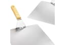com-four Pizzaschieber Edelstahl mit Holzgriff Bild 4