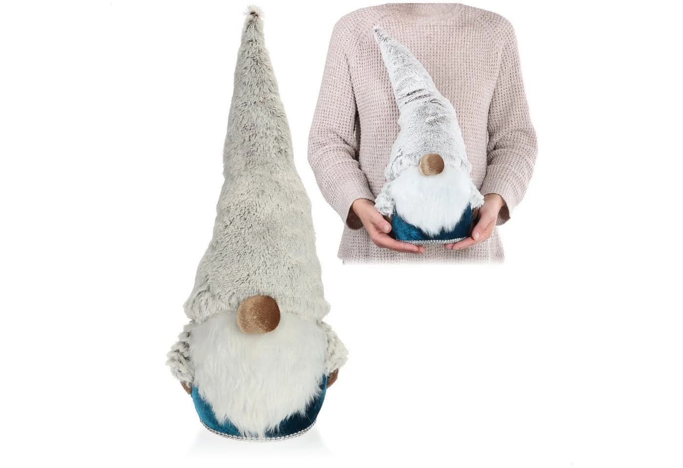 com-four Weihnachtsfigur Premium Weihnachts-Wichtel Skandinavisch