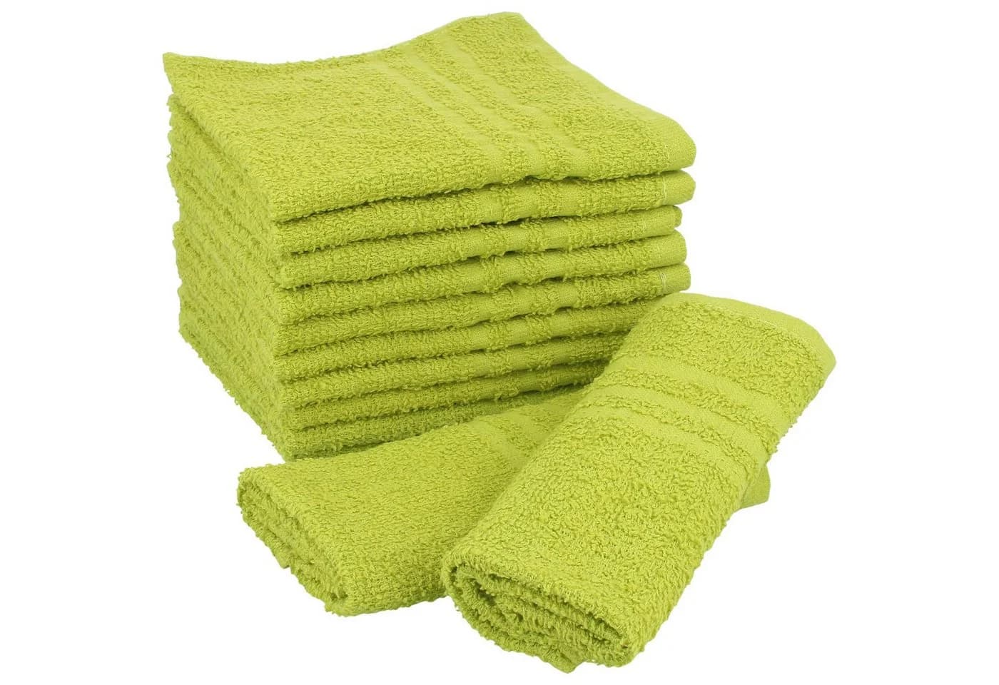 com-four Waschlappen 10er Set 30x30 cm 100% Baumwolle Bunt - Bild 5