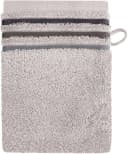 Schiesser Waschhandschuh Set Hellgrau 5-tlg. 100% Baumwolle Bild 3